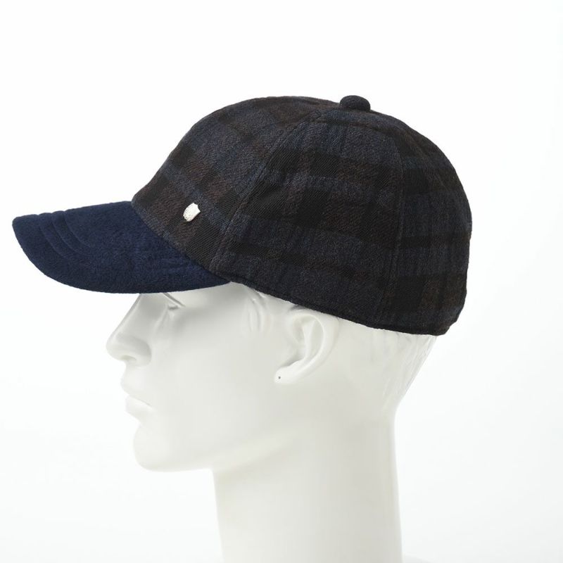 ダックスのキャップ Cap Shadow Check（キャップ シャドーチェック） D3857 ネイビー