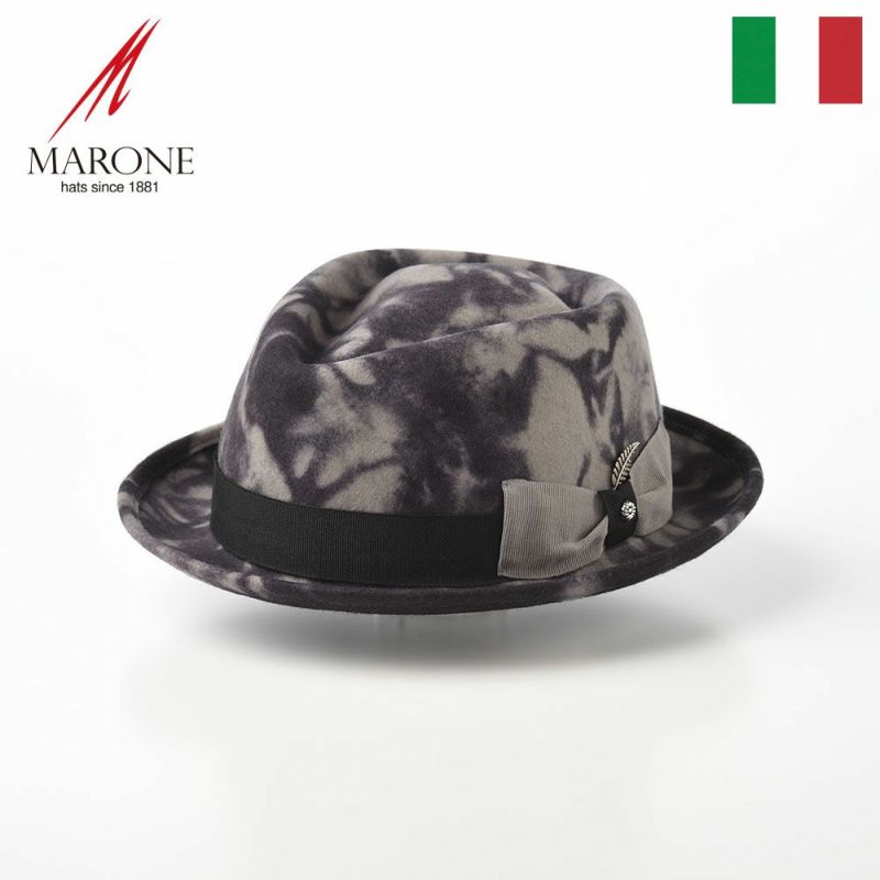 帽子 ソフトハット MARONE（マローネ） Screzi Wool Felto（スクレツィ ウール フェルト）ブラック