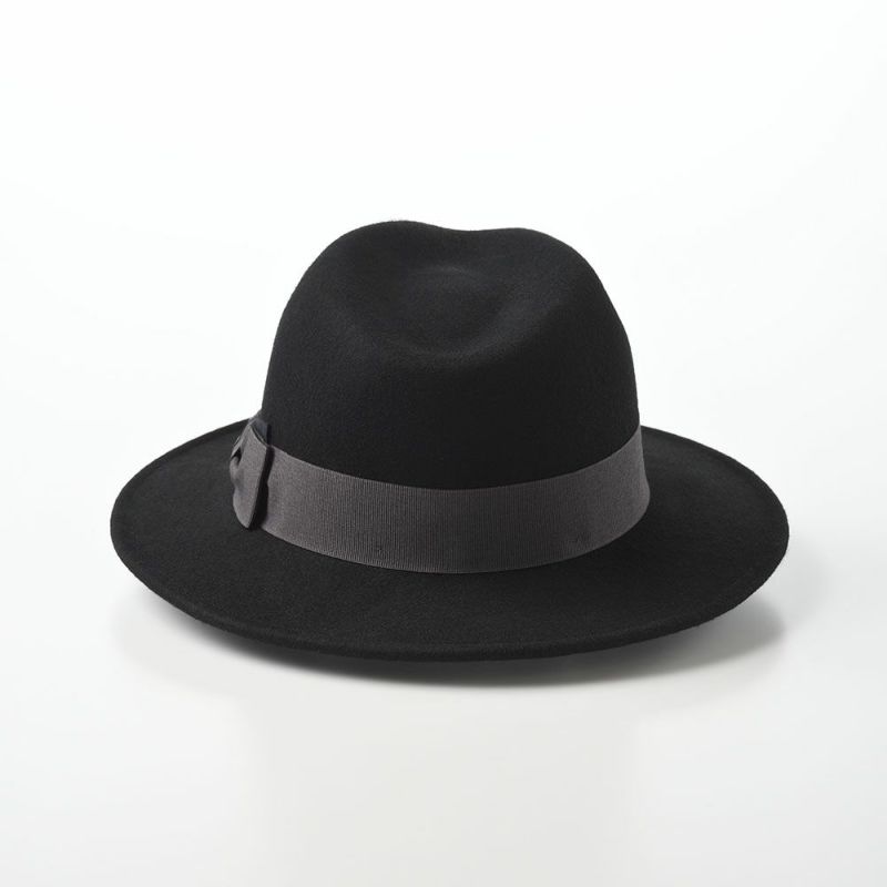 ハイランドクロスのフェルトハット Malcolm Wool Hat 001（マルコム ウールハット） ブラック