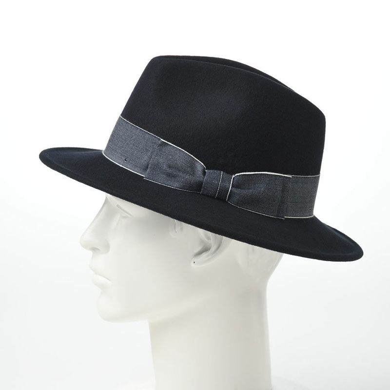 ハイランドクロスのフェルトハット Malcolm Wool Hat 003（マルコム ウールハット） ネイビー