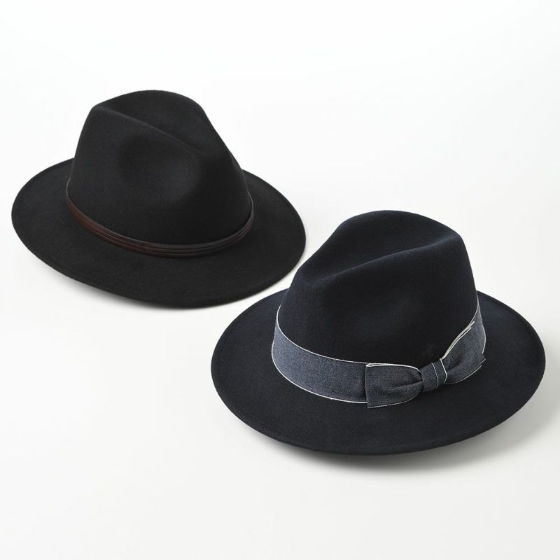 ハイランドクロスのフェルトハット Malcolm Wool Hat 003（マルコム ウールハット） ネイビー