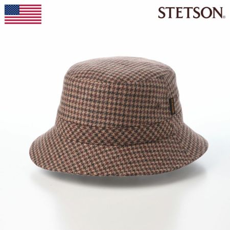 ステットソンのソフトハット TWEED SAFARI（ツイードサファリ）SE474 ブラウン