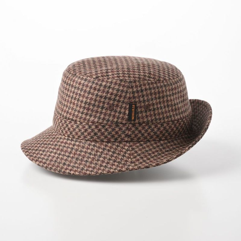 ステットソンのソフトハット TWEED SAFARI（ツイードサファリ）SE474 ブラウン