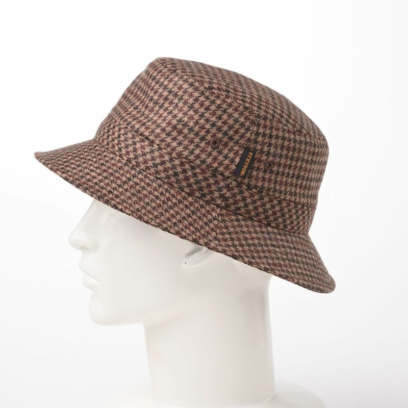 ステットソンのソフトハット TWEED SAFARI（ツイードサファリ）SE474 ブラウン