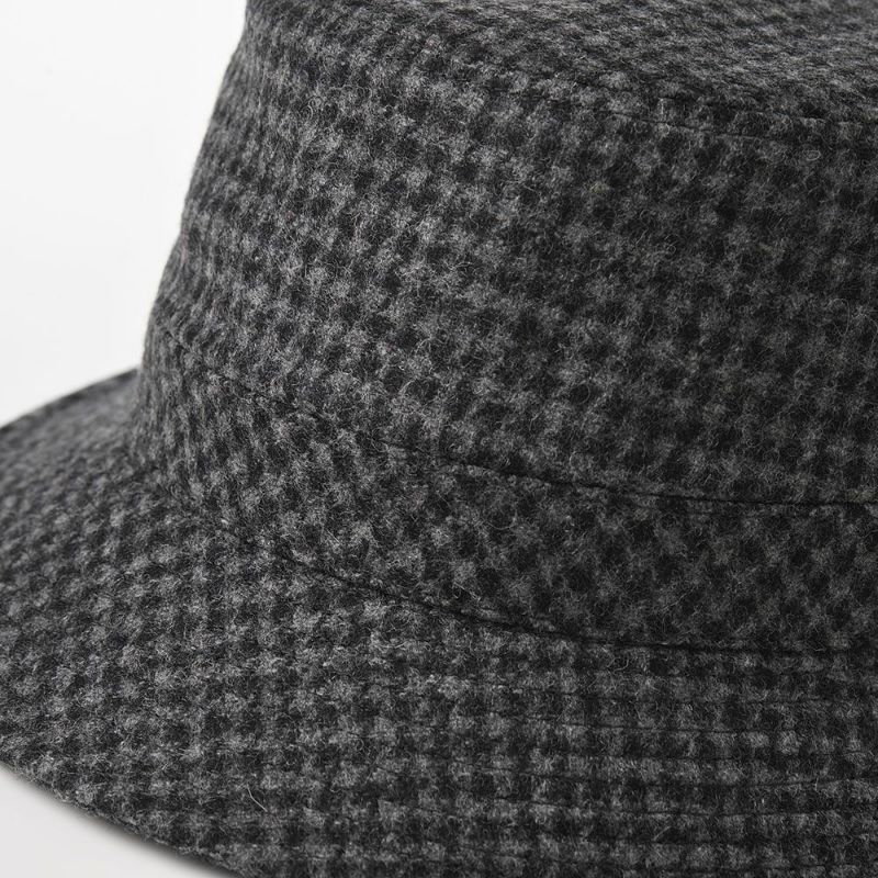 ステットソンのソフトハット TWEED SAFARI（ツイードサファリ）SE474 チャコール