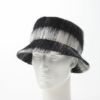 アンソニーペトのフェルトハット SUPERBOB MOHAIR TARTAN（スーパーボブ モヘヤタータン） ブラック