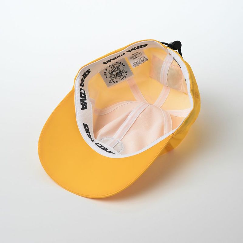 シナコバのキャップ Marine Cap with Clip（マリンキャップ クリップ付き） ES256 イエロー 091