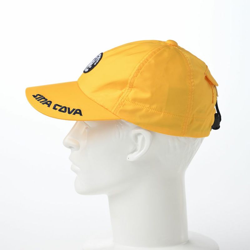 シナコバのキャップ Marine Cap with Clip（マリンキャップ クリップ付き） ES256 イエロー 091