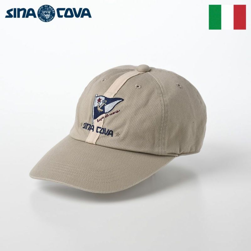 帽子 キャップ 野球帽 SINA COVA（シナコバ） Marine Cotton Cap（マリンコットンキャップ） ES330 ベージュ 006