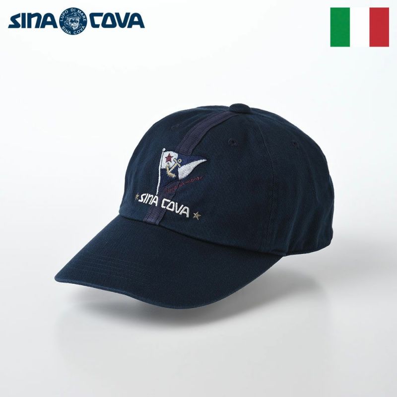 帽子 キャップ 野球帽 SINA COVA（シナコバ） Marine Cotton Cap（マリンコットンキャップ） ES330 ネイビー 013