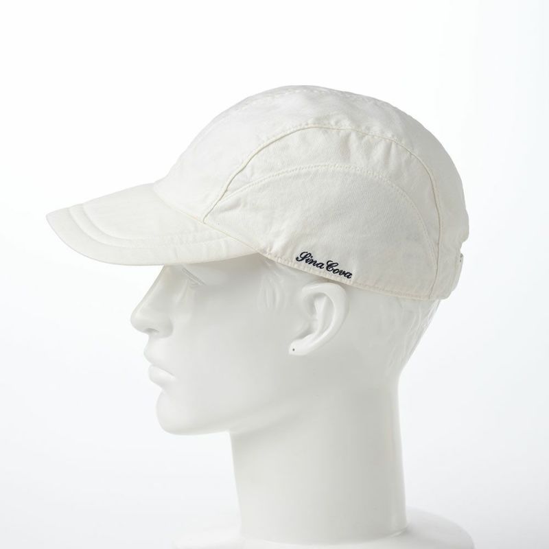 シナコバのキャップ Soft Visor Cap（ソフトバイザー キャップ） ES184 アイボリー 003