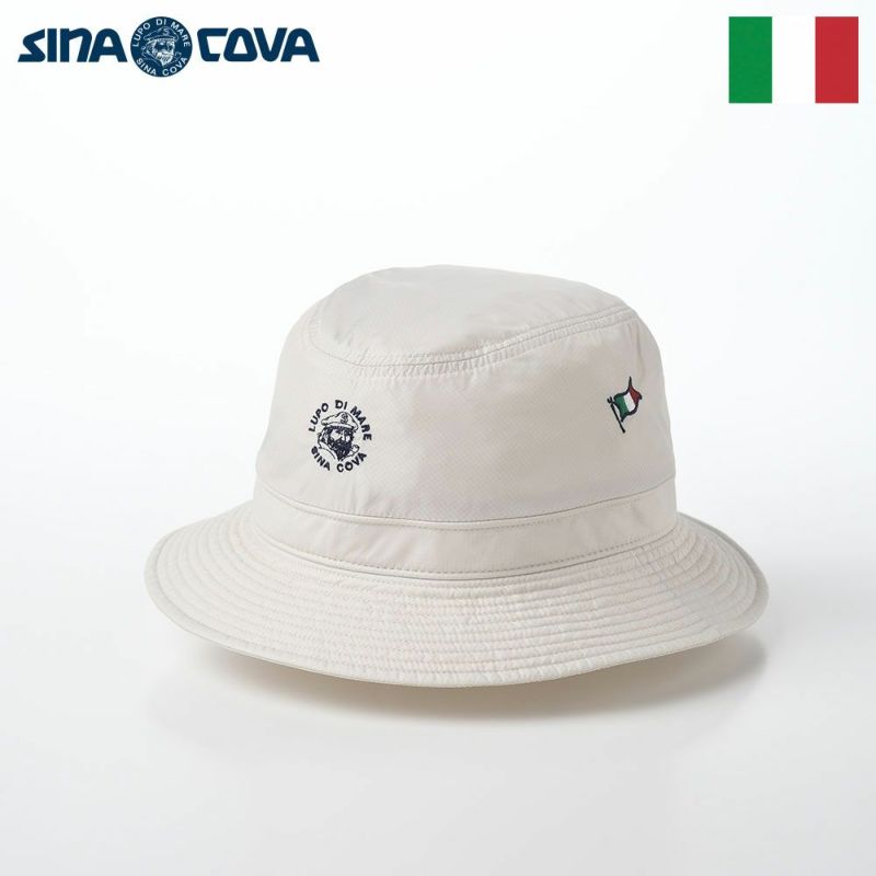 帽子 サファリハット SINA COVA（シナコバ） Marine Safari Hat（マリンサファリハット） ES619 ライトグレー 075