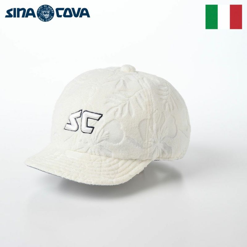 帽子 キャップ 野球帽 SINA COVA（シナコバ） Pile Emboss Cap（パイル エンボス キャップ） ES621 オフホワイト 004