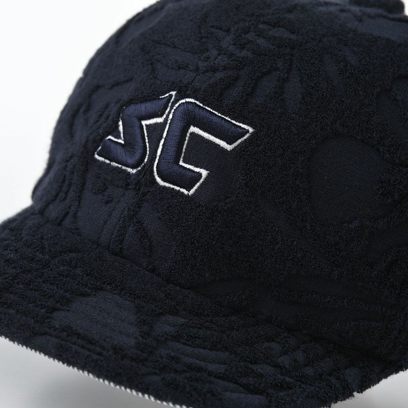 シナコバのキャップ Pile Emboss Cap（パイル エンボス キャップ） ES621 ネイビー 013