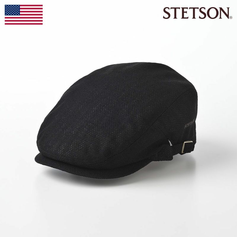帽子 ハンチング STETSON（ステットソン） SIDE FREE HUNTING MIX（サイドフリーハンチング ミックス）SE075 ブラック