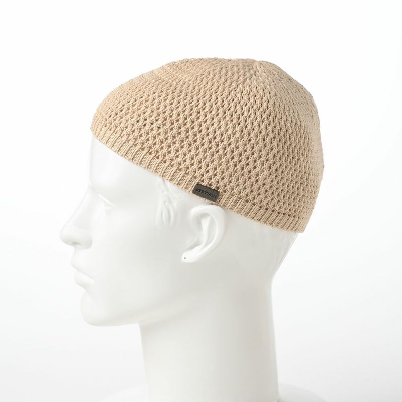 ステットソンのニット帽 SHORT KNIT BEANIE（ショート ニット ビーニー）SE100 ベージュ