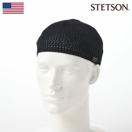 ステットソンのニット帽 SHORT KNIT BEANIE（ショート ニット ビーニー）SE100 ブラック
