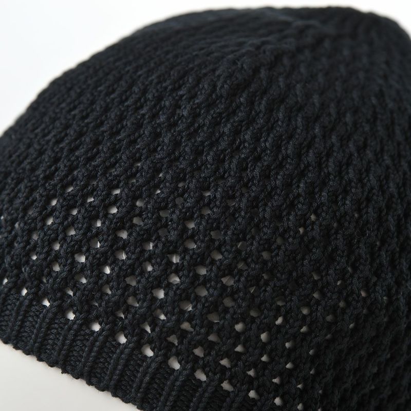 ステットソンのニット帽 SHORT KNIT BEANIE（ショート ニット ビーニー）SE100 ブラック