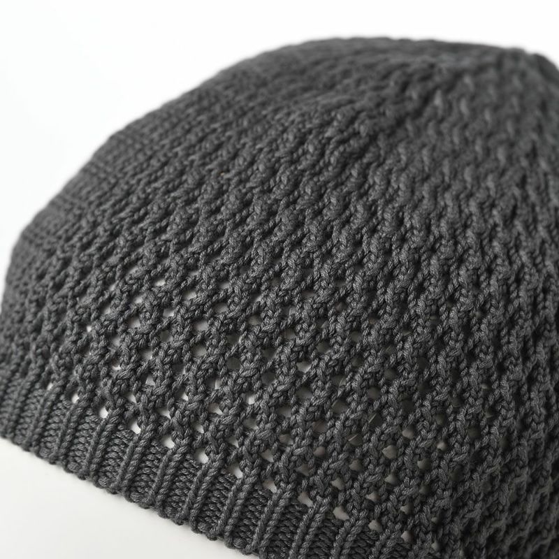 ステットソンのニット帽 SHORT KNIT BEANIE（ショート ニット ビーニー）SE100 チャコール