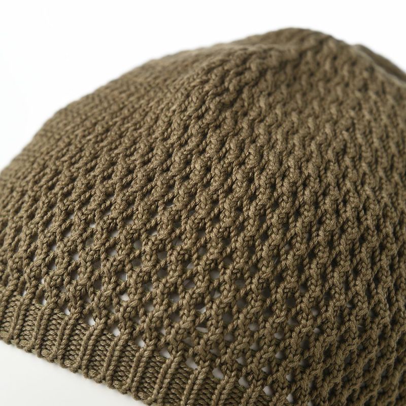 ステットソンのニット帽 SHORT KNIT BEANIE（ショート ニット ビーニー）SE100 カーキ