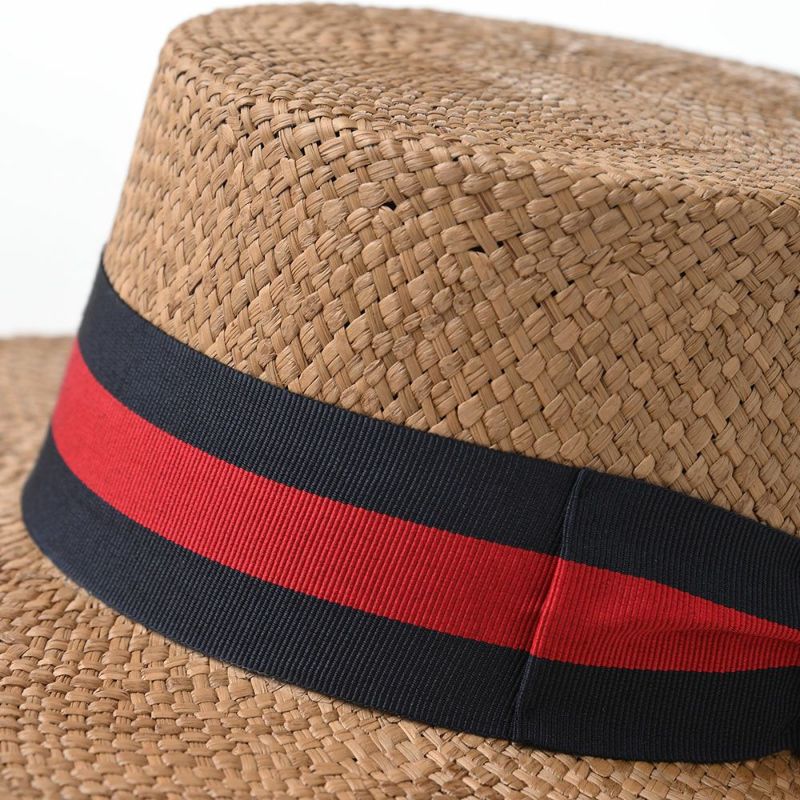 ステットソンのカンカン帽 TIKI PANAMA BOTER HAT（ティキ パナマボーターハット）SE652 モカブラウン