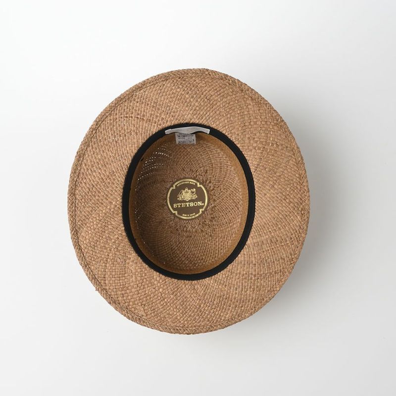 ステットソンのカンカン帽 TIKI PANAMA BOTER HAT（ティキ パナマボーターハット）SE652 モカブラウン