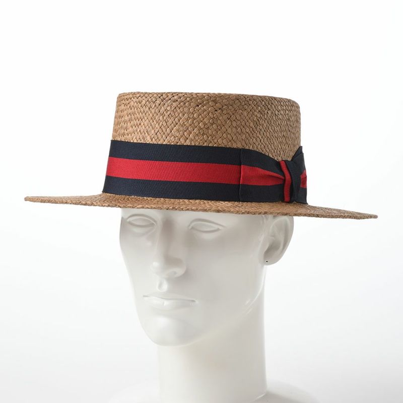 ステットソンのカンカン帽 TIKI PANAMA BOTER HAT（ティキ パナマボーターハット）SE652 モカブラウン