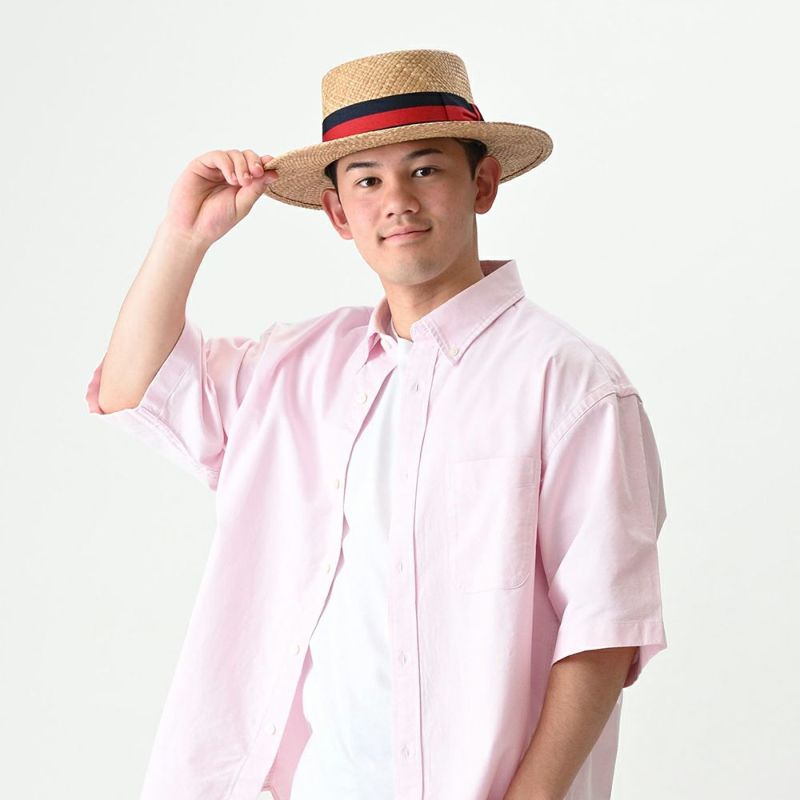 ステットソンのカンカン帽 TIKI PANAMA BOTER HAT（ティキ パナマボーターハット）SE652 モカブラウン