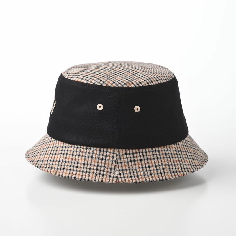 ダックスのバケットハット Hat Twill Tartan（ハット ツイルタータン） D1712 ブラック