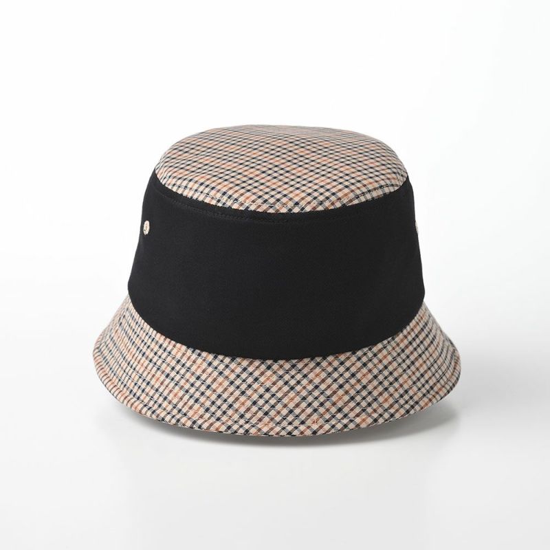 ダックスのバケットハット Hat Twill Tartan（ハット ツイルタータン） D1712 ブラック