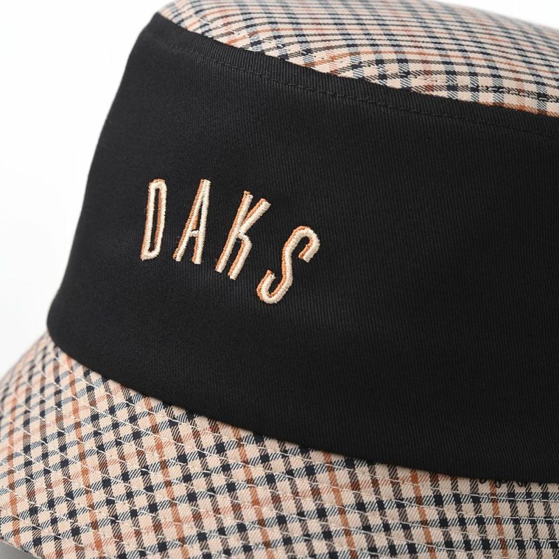 ダックスのバケットハット Hat Twill Tartan（ハット ツイルタータン） D1712 ブラック