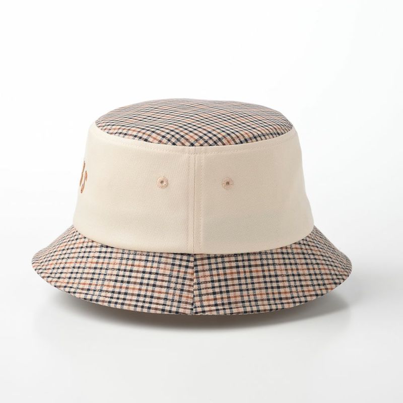 ダックスのバケットハット Hat Twill Tartan（ハット ツイルタータン） D1712 アイボリー