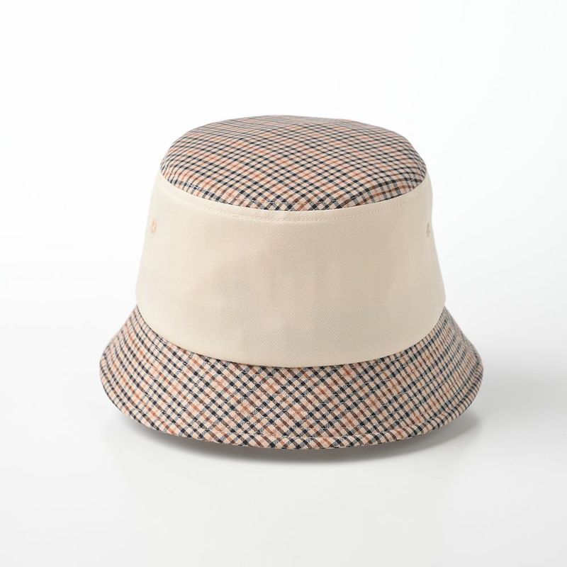 ダックスのバケットハット Hat Twill Tartan（ハット ツイルタータン） D1712 アイボリー