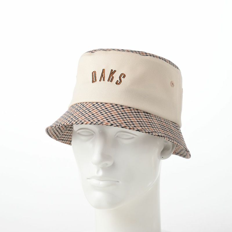 ダックスのバケットハット Hat Twill Tartan（ハット ツイルタータン） D1712 アイボリー