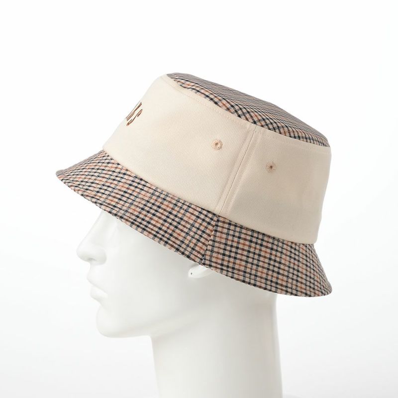 ダックスのバケットハット Hat Twill Tartan（ハット ツイルタータン） D1712 アイボリー