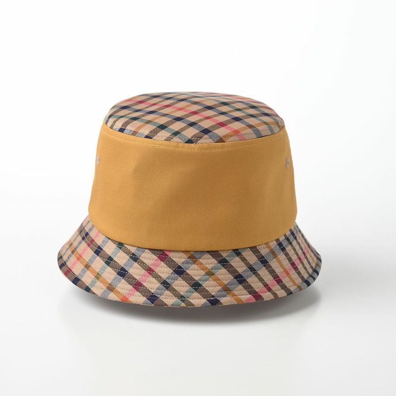 ダックスのバケットハット Hat Twill Tartan（ハット ツイルタータン） D1712 マスタード