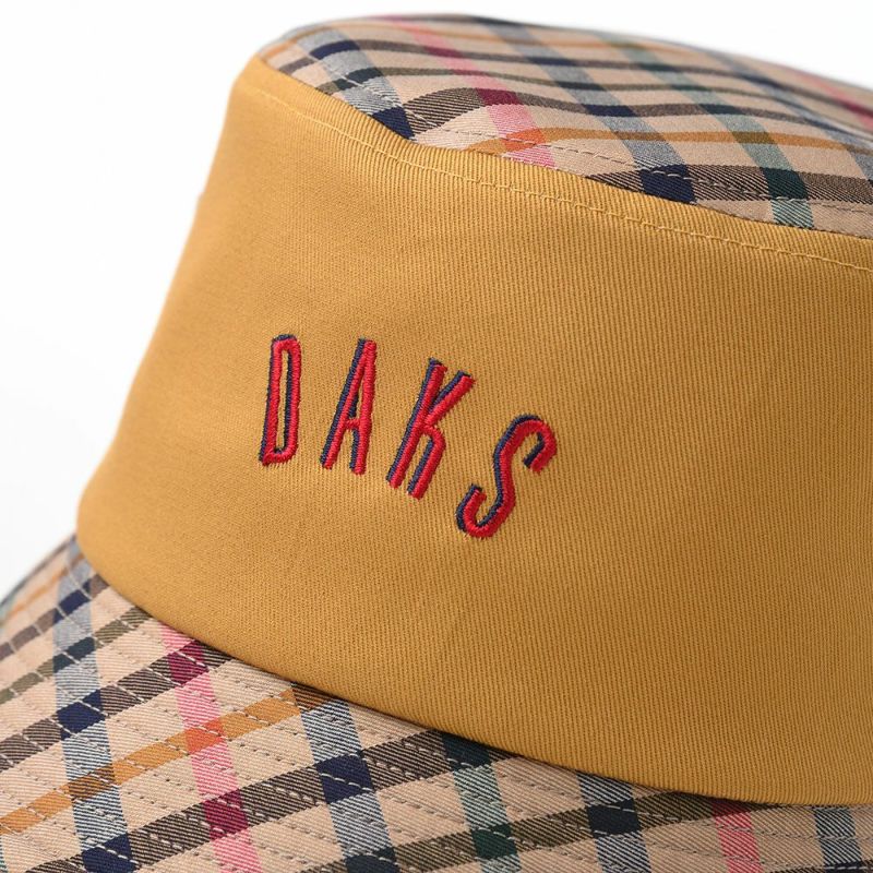 ダックスのバケットハット Hat Twill Tartan（ハット ツイルタータン） D1712 マスタード