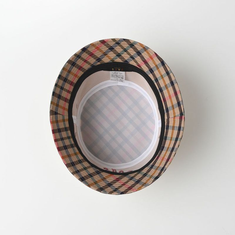 ダックスのバケットハット Hat Twill Tartan（ハット ツイルタータン） D1712 マスタード