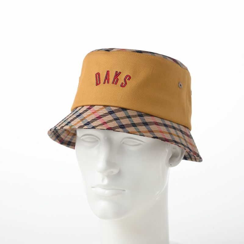 ダックスのバケットハット Hat Twill Tartan（ハット ツイルタータン） D1712 マスタード