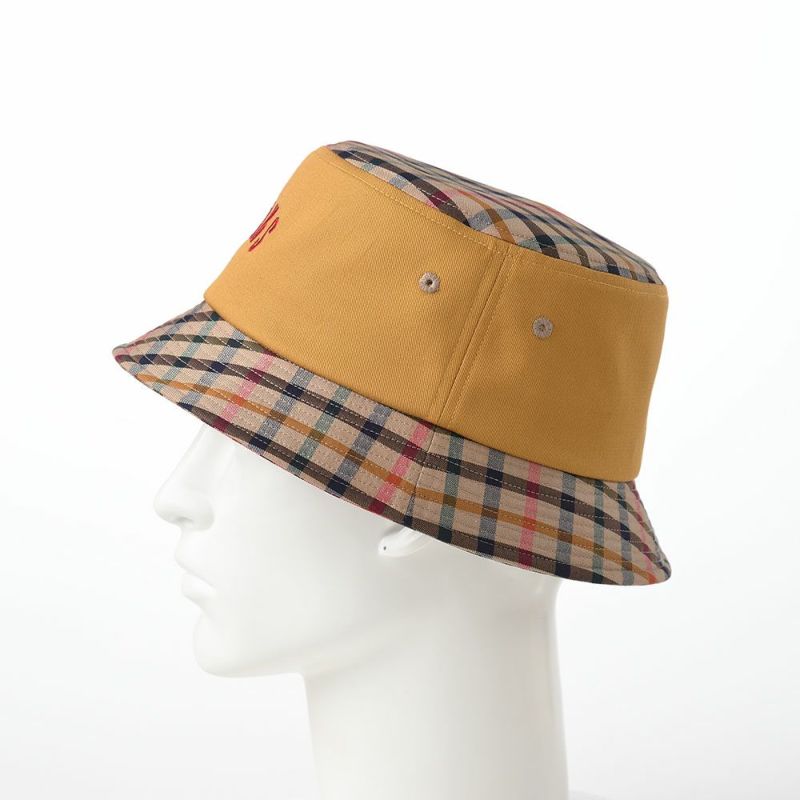 ダックスのバケットハット Hat Twill Tartan（ハット ツイルタータン） D1712 マスタード