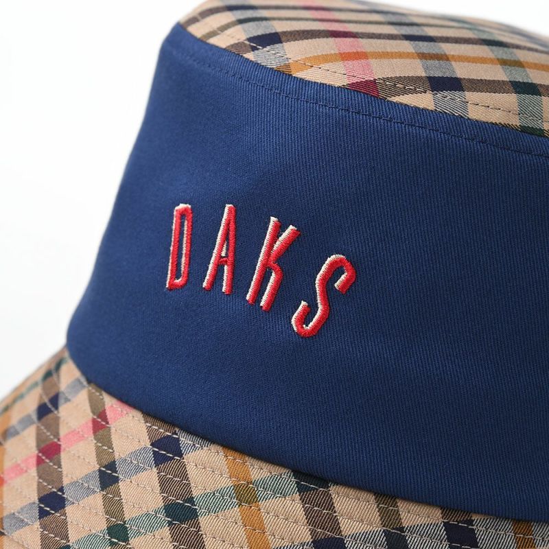 ダックスのバケットハット Hat Twill Tartan（ハット ツイルタータン） D1712 ネイビー