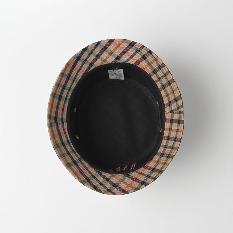 ダックスのバケットハット Hat Twill Tartan（ハット ツイルタータン） D1712 ネイビー