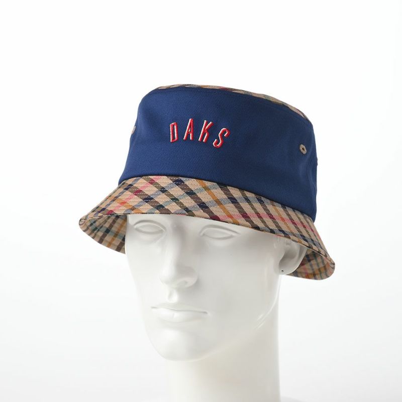 ダックスのバケットハット Hat Twill Tartan（ハット ツイルタータン） D1712 ネイビー