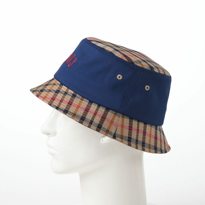 ダックスのバケットハット Hat Twill Tartan（ハット ツイルタータン） D1712 ネイビー