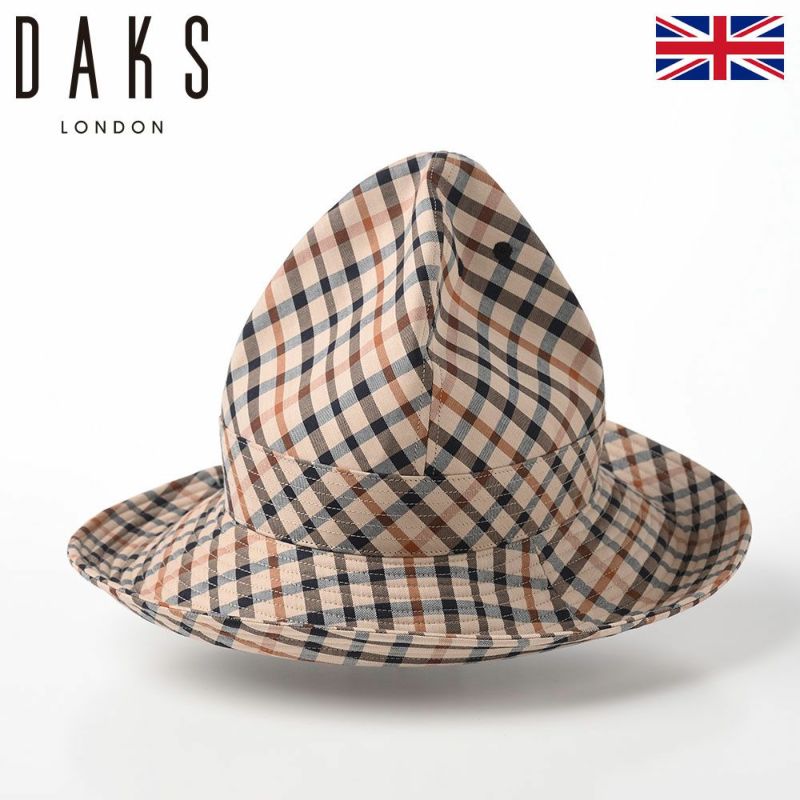 ダックスのコットンハット Hat Cotton Tartan（ハット コットンタータン） D1719 ハウスチェック