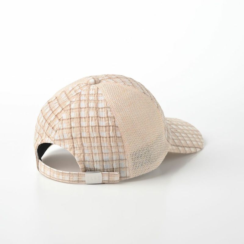 ダックスのキャップ Cap Linen Check（キャップ リネンチェック） D1724 ベージュ