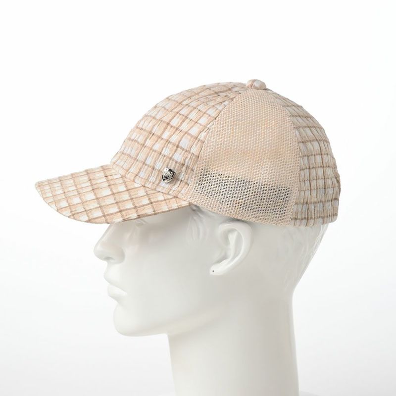 ダックスのキャップ Cap Linen Check（キャップ リネンチェック） D1724 ベージュ