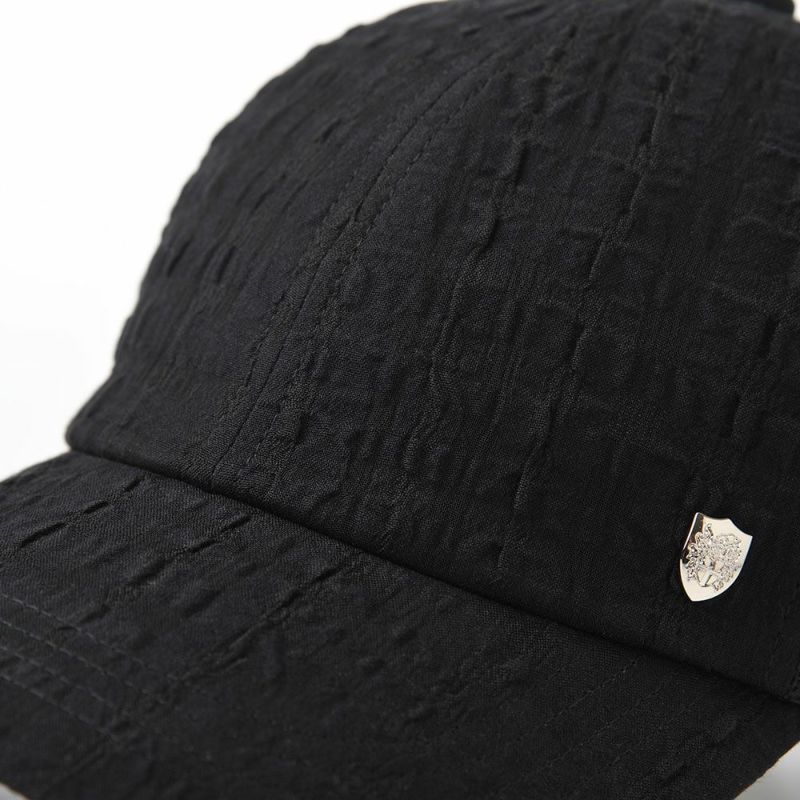 ダックスのキャップ Cap Linen Check（キャップ リネンチェック） D1724 ブラック