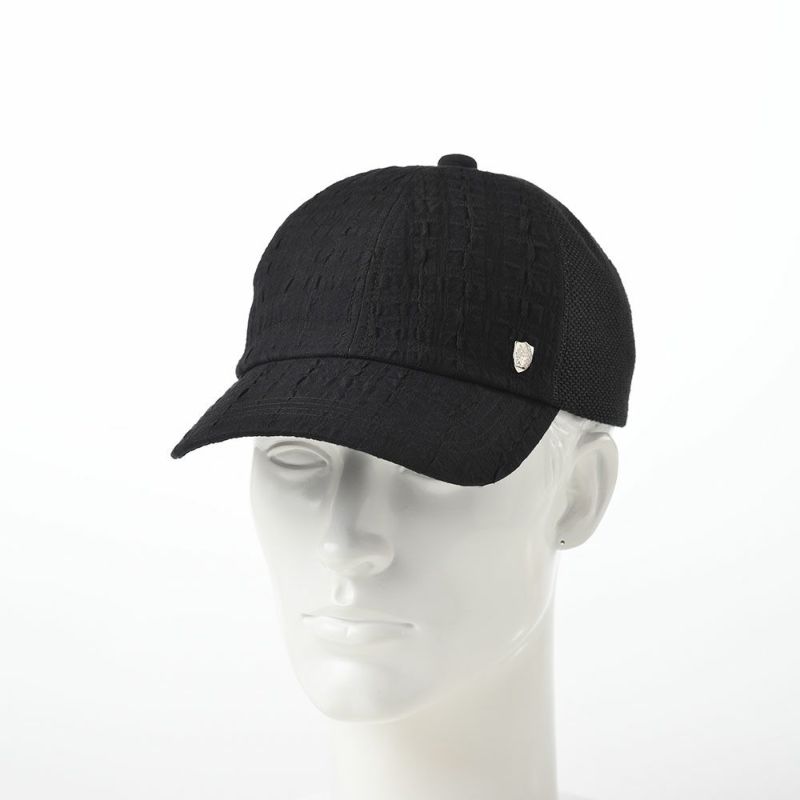 ダックスのキャップ Cap Linen Check（キャップ リネンチェック） D1724 ブラック