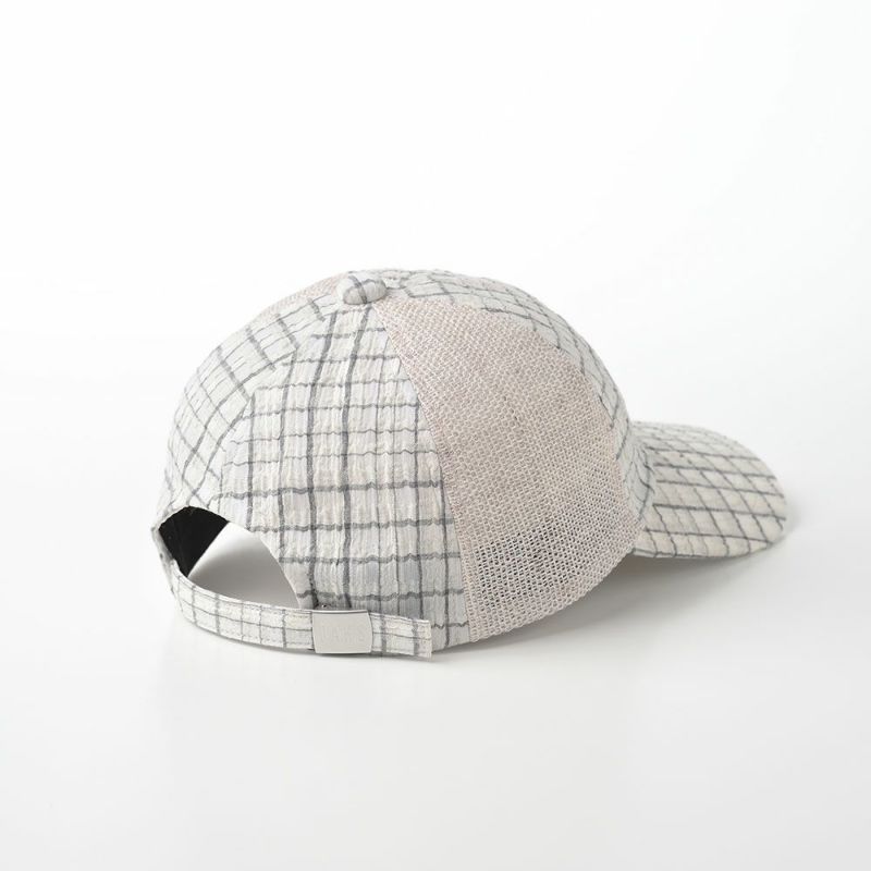 ダックスのキャップ Cap Linen Check（キャップ リネンチェック） D1724 グレー